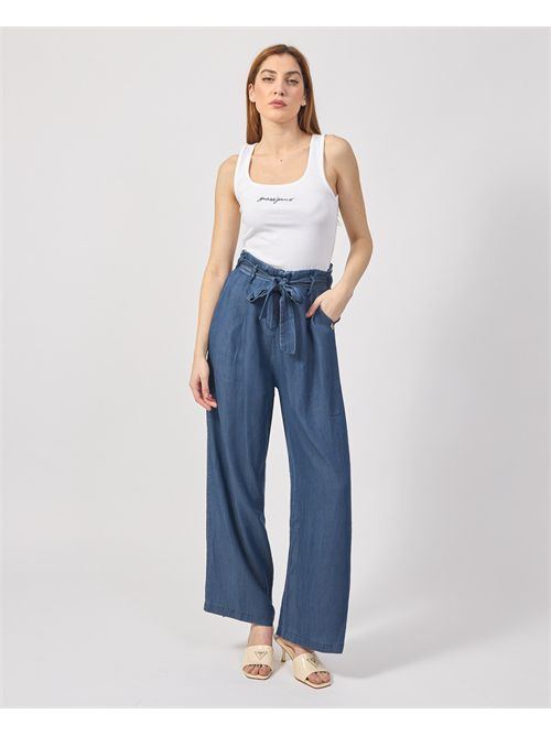 Pantalon pour femme avec ceinture Yes Zee YES ZEE | P387-E600V.U.